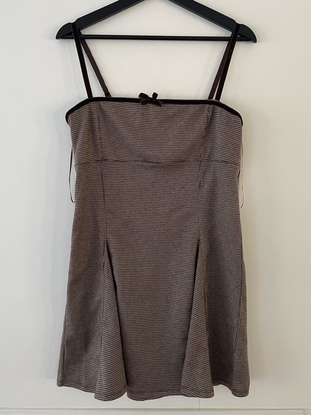 Kirious Los Angeles Knit Houndstooth Mini Dress Size XL